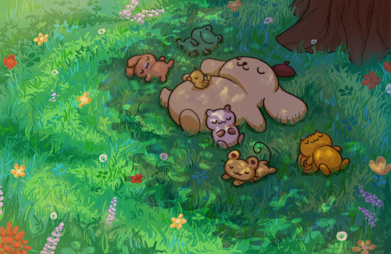 Pom in Field