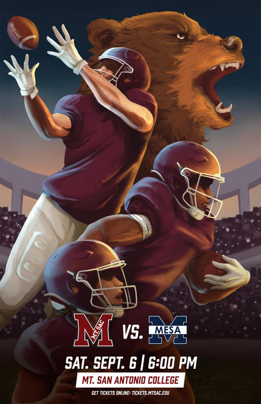 Mt. SAC Studio13 Football Poster