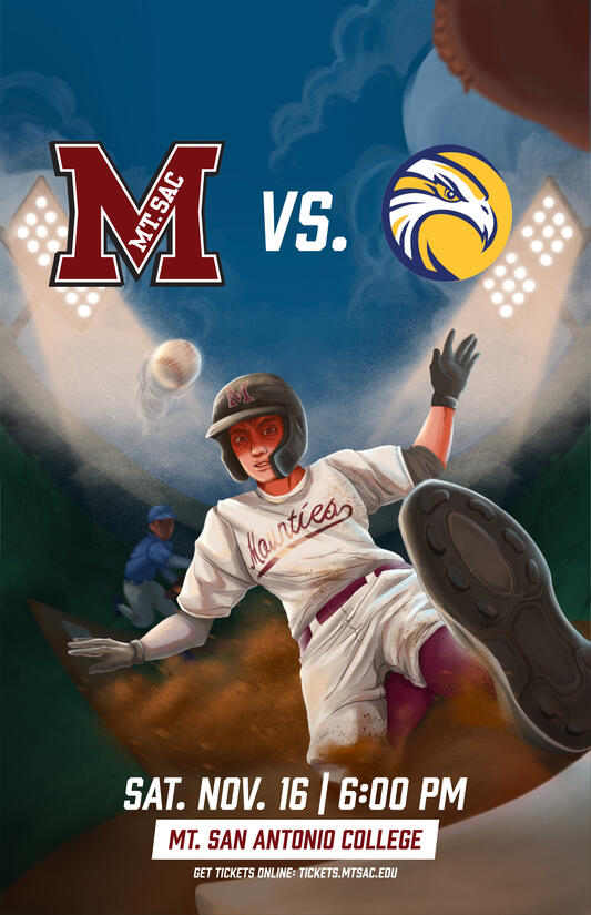 Mt. SAC Studio13 Baseball Poster